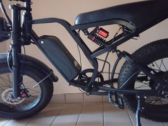 Hiland 48V Full-Suspension Electric Fat Tire Bike