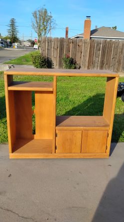 Solid Wood Entertainment Center 