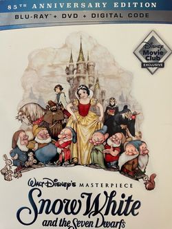 Disney’s SNOW WHITE And The SEVEN DWARFS (Blu-Ray + DVD + Digital-2022$ NEW!