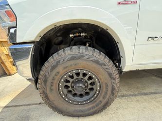 Carli back country leveling kit for ram 3500 and cjc exclusive method 315s with Toyo open country RTs 37/12.5/17