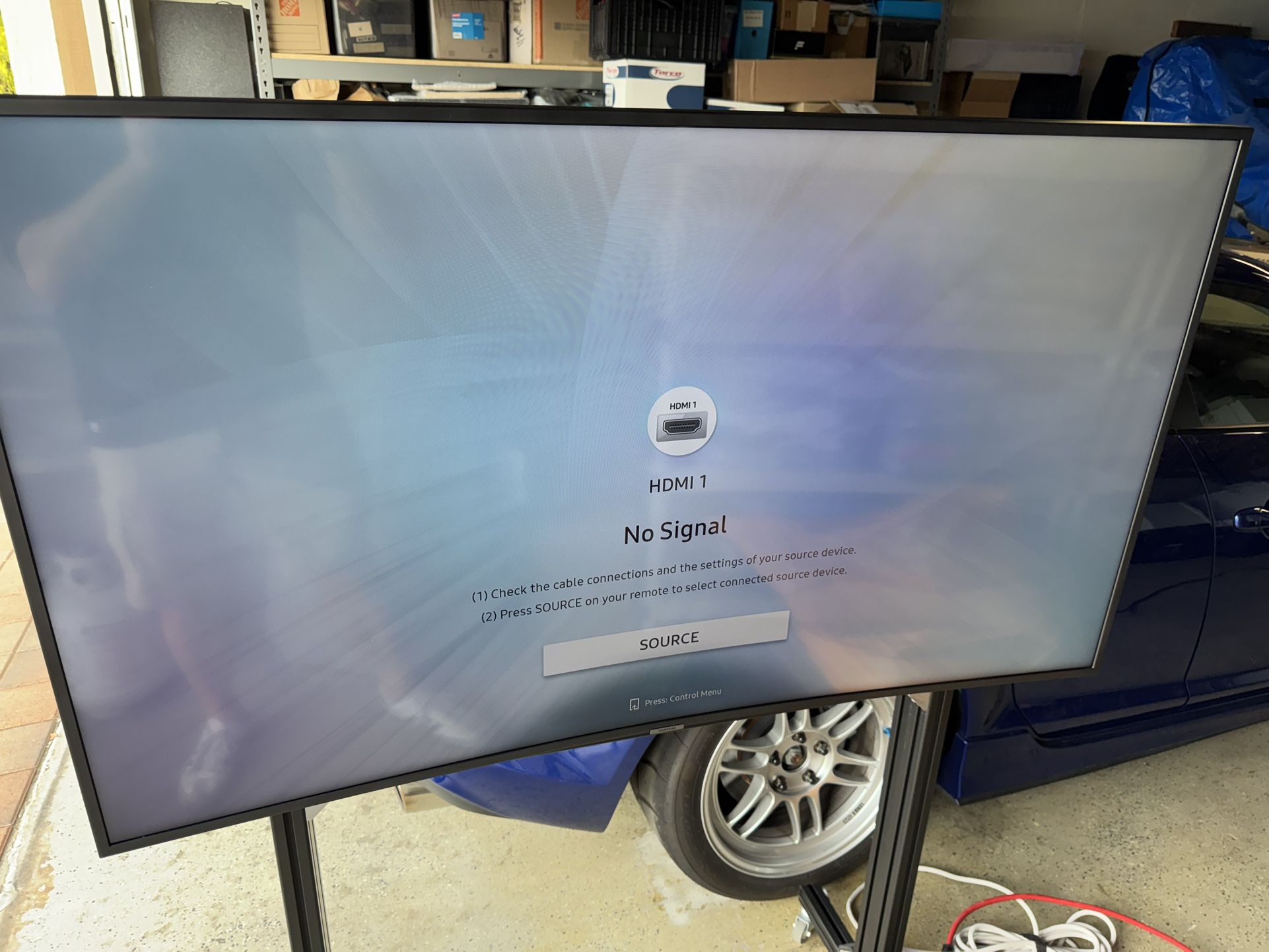 55” 4k Samsung Curved Tv