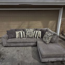 Gray Sectional.