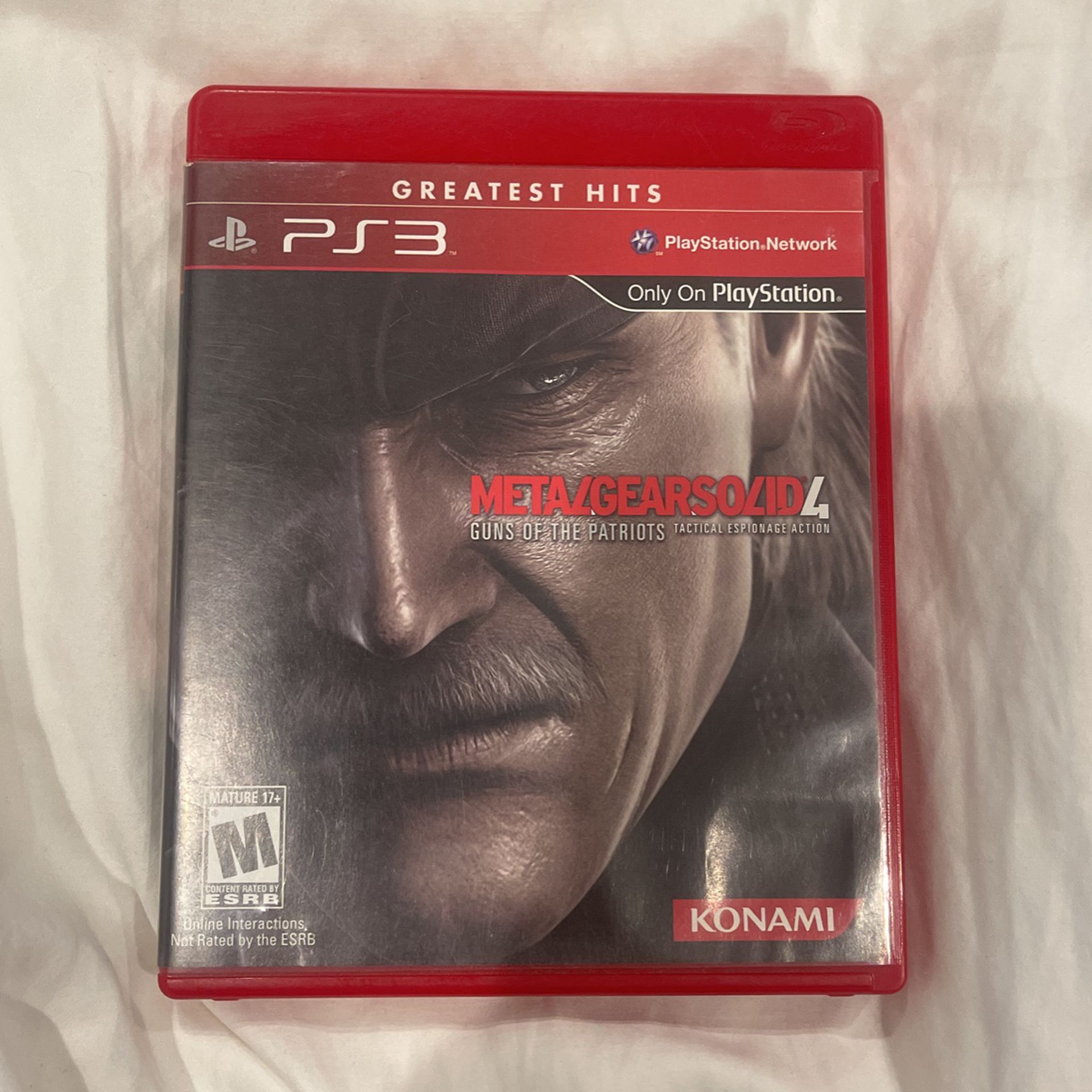 Metal Gear solid 4 PS3