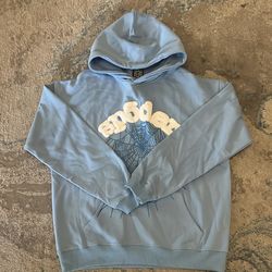 blue sp5der hoodie