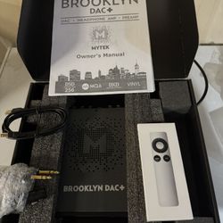 Mytek Brooklyn DAC+ DAC And Phono Stage And Remote With Box