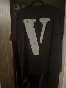 V Lone Reflective Grey Tee