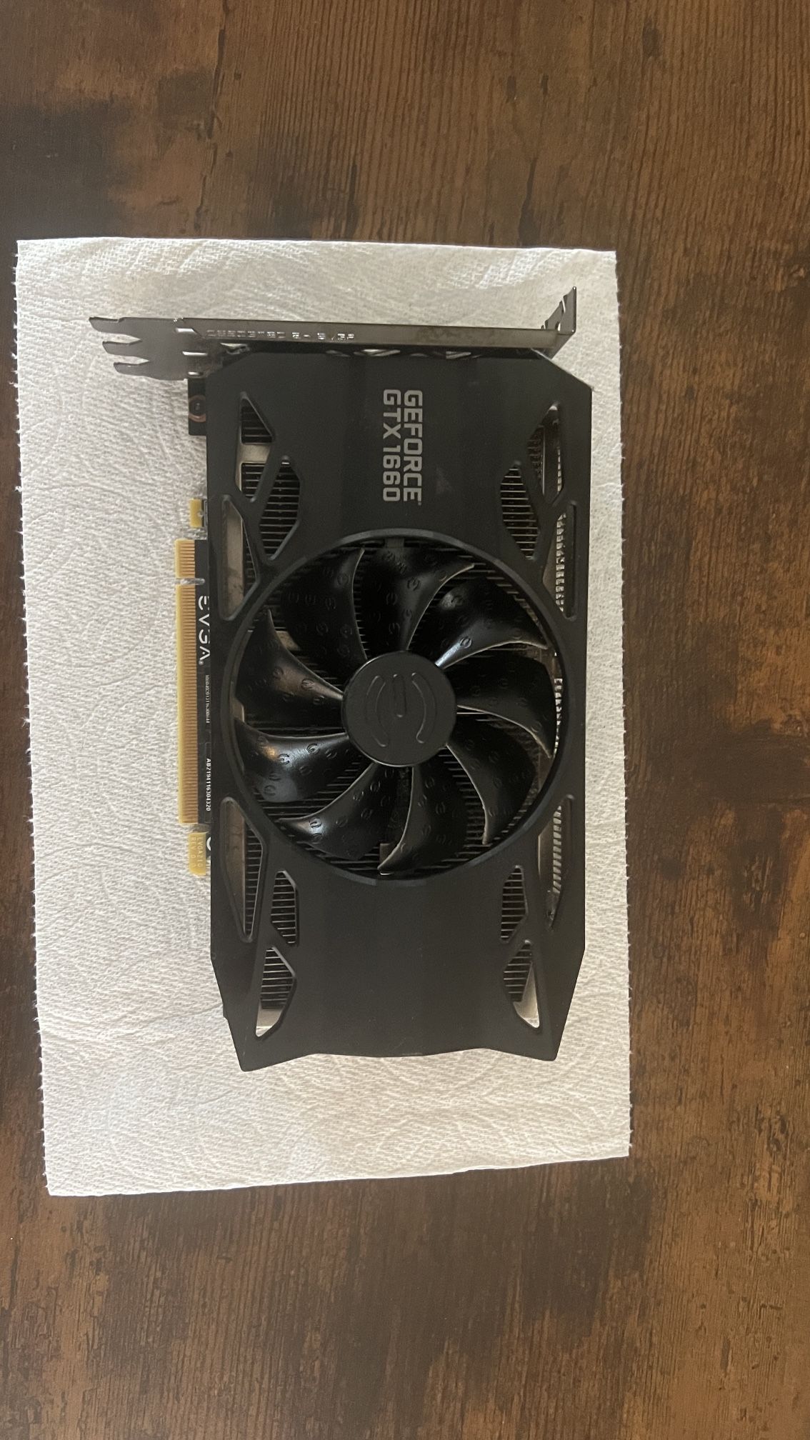 EVGA GTX 1660 SC GAMING 6 GB GDDR5 SINGLE FAN