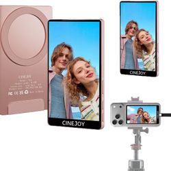 CineJoy M2 4K@120fps Vlog Selfie Monitor Screen for 𝐟𝐨𝐫 𝐢𝐏𝐡𝐨𝐧𝐞 𝟏𝟕,𝟏𝟔,𝟏𝟓