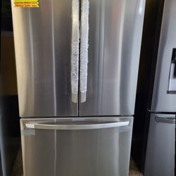 LG ThinQ French Door Counter Depth Max Refrigerator 27 Cubic Feet A5