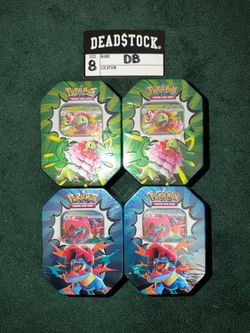 PokĆ©mon Trading Card Game Ascended Heroes Tins ā Lot of 4