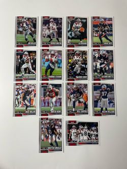 2026 Topps Football New England Patriots Complete Team Set 14 Cards