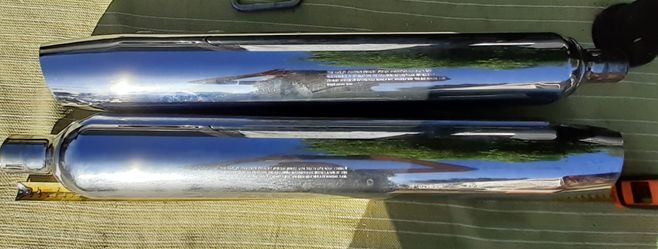 Harley davidson exhaust pipes