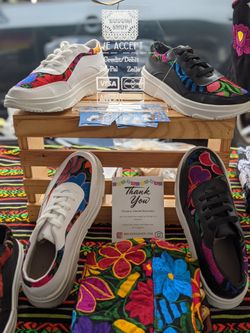 Embroidered Shoe's