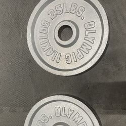 Olympic Weight Plates.     40 Dollars 