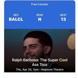 Ralph Barbosa: The Super Cool Ass Tour