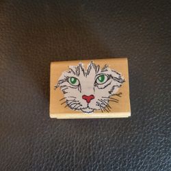 Wood Stamp cat