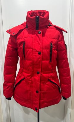 Guess Red Women's Puffer Winter Jacket