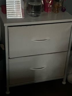 White nightstand