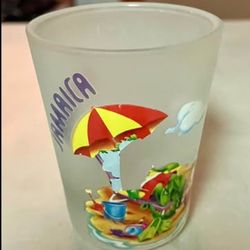 Jamaica Frosted Glass Shot Glass