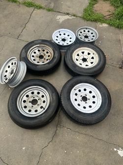 Trailer Rims And Tires 205/75r15