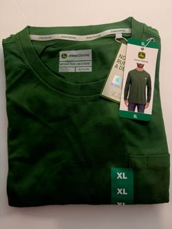 John Deere Green Long Sleeve Shirt XL