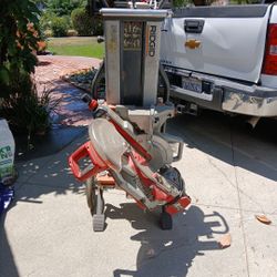 RIGID STAND WITH COMPOUND MITER SAW