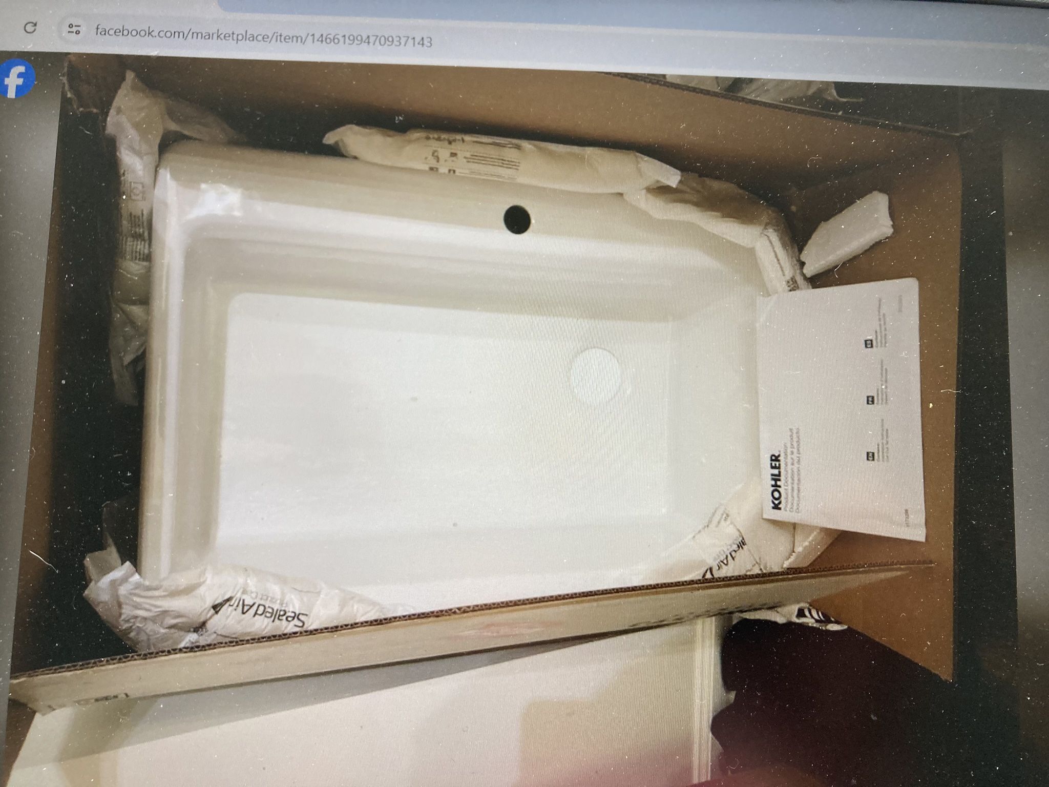 Kohler Kitchen Sink- Brand New. 33” X 22”.