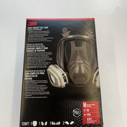 3M Paint Project Full Face Reusable Respirator, Medium size (68P71)