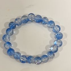 Blue And Clear Bracelet 