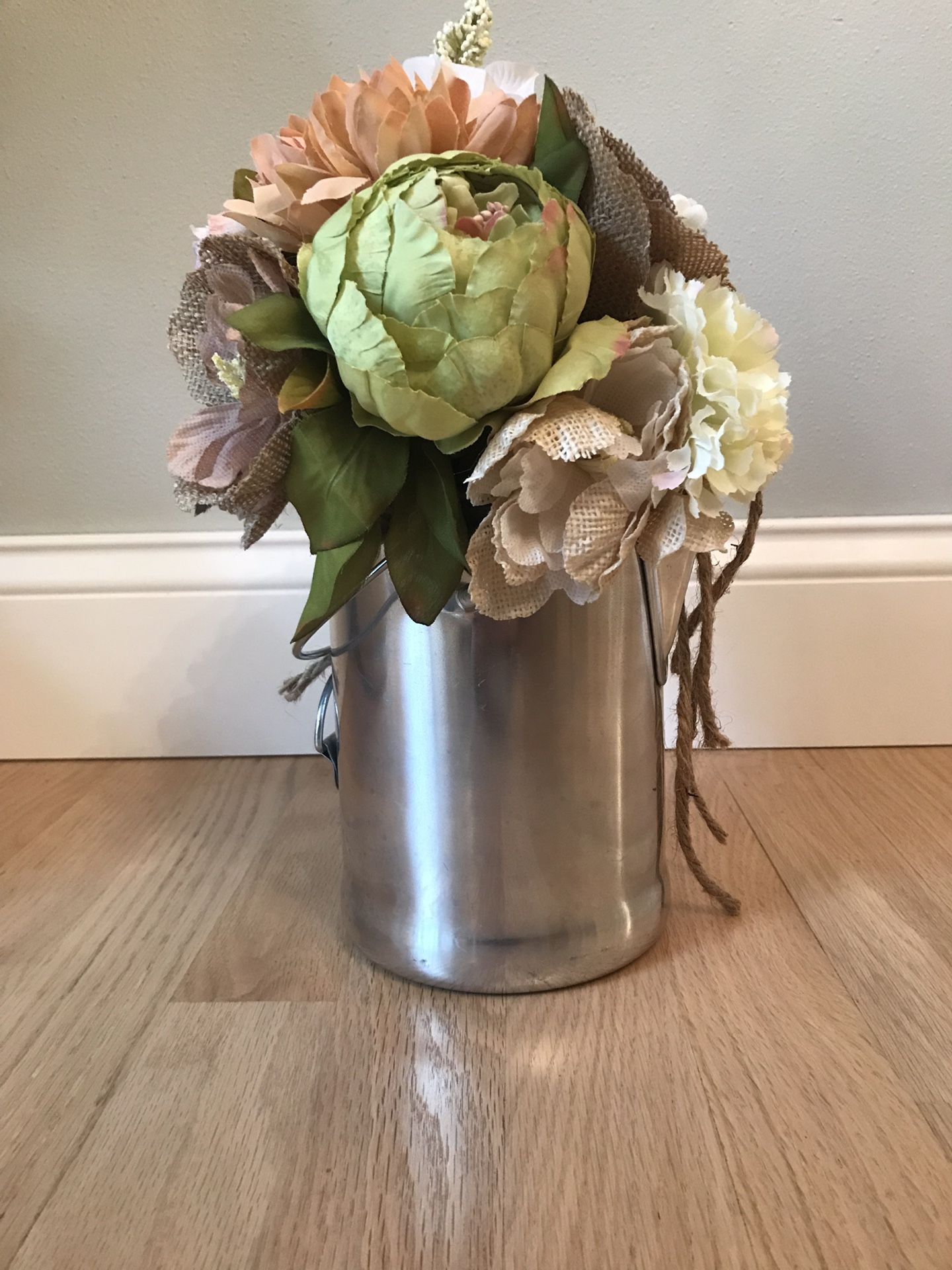 Fake floral arrangement