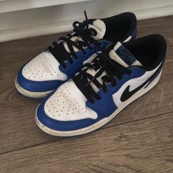 Blue Jordan Lows Size 6.5 In Youth 