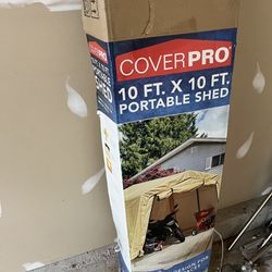 10x10 Portable Shed 