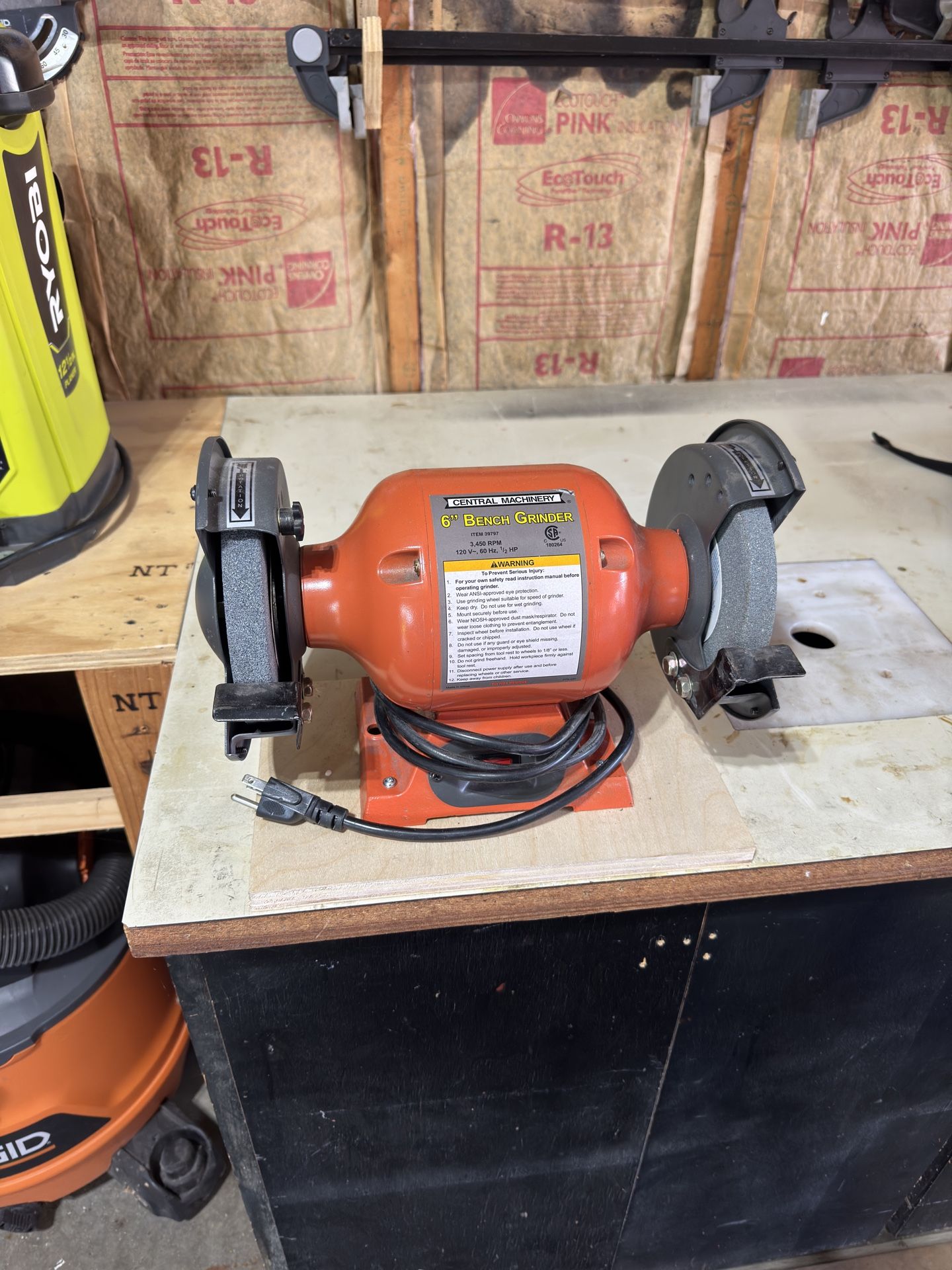 6 Inch Bench Grinder 