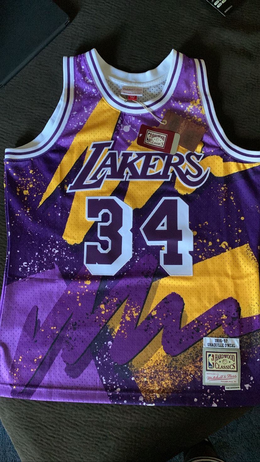 Mitchell & Ness Lakers Hyp Hoops Jersey