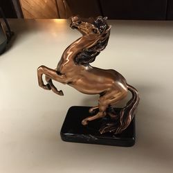 Vintage Copper Horse Statue