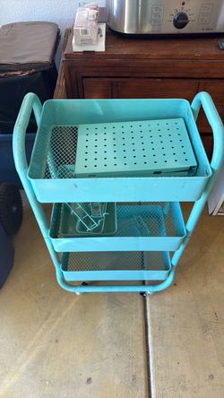 3-Tier Metal Rolling Utility Cart