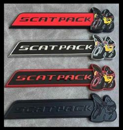 Scat pack badge emblem adhesive or grille see all 12 photos all sold separately SHIPPING AVAILABLE