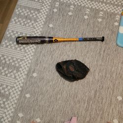 Bat & Glove Set (Demarini, Rawlings)