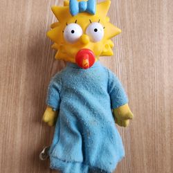 Vintage 1990 Maggie from The Simpsons Plush Doll