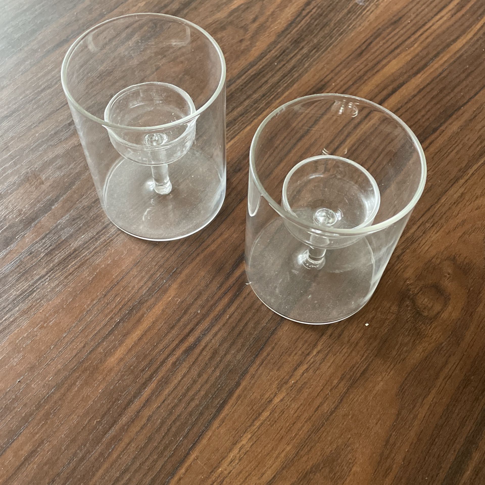 Crate And Barrel Tealight Candle Holder-Pair