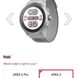 Coros Apex 2 Smart Fitness Watch 
