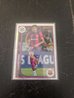 2023-24 Topps Merlin Lamine Yamal Rc Rookie Refractor Spain Barcelona World Cup