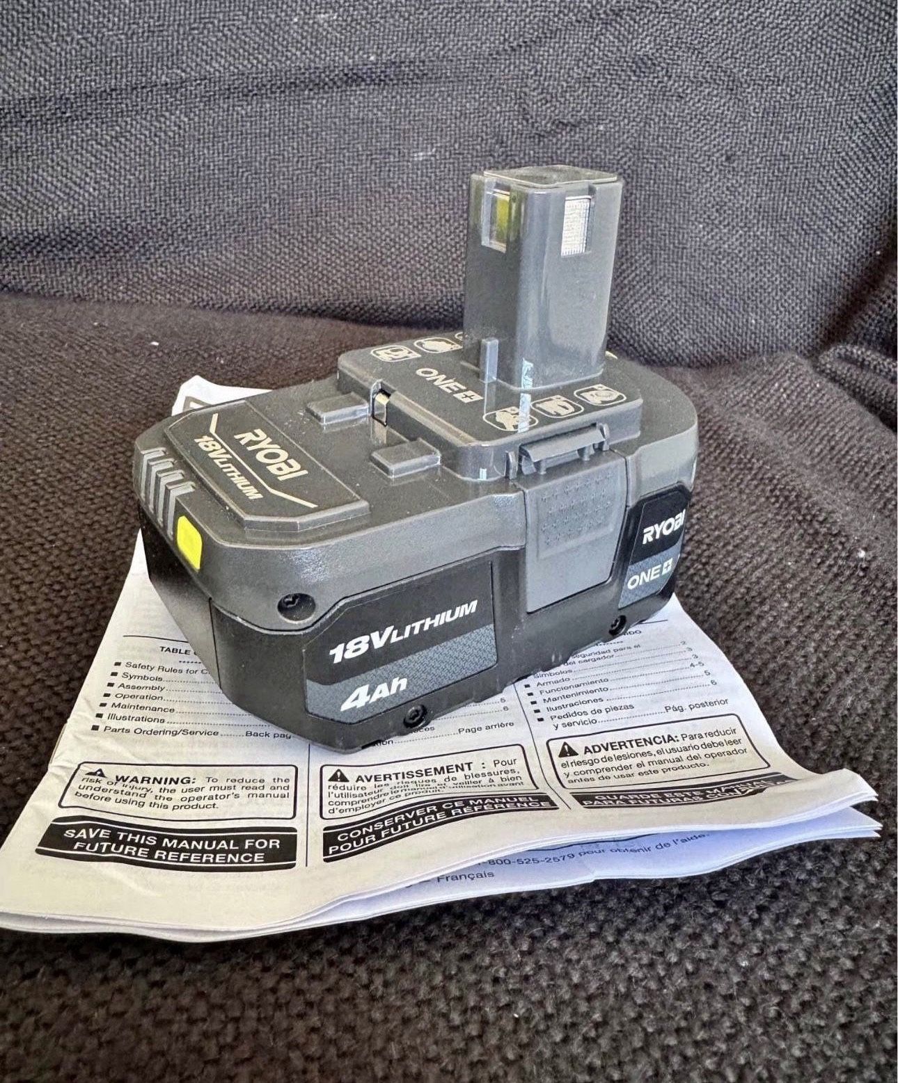🔥 New Ryobi 18V 4ah Battery