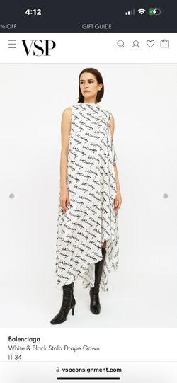 Balenciaga Logo Dress
