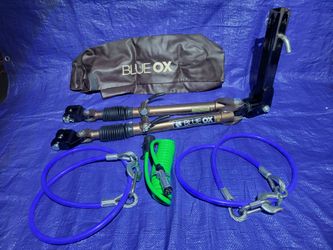Blue Ox 10K Tow Bar With D-Ring Adapters