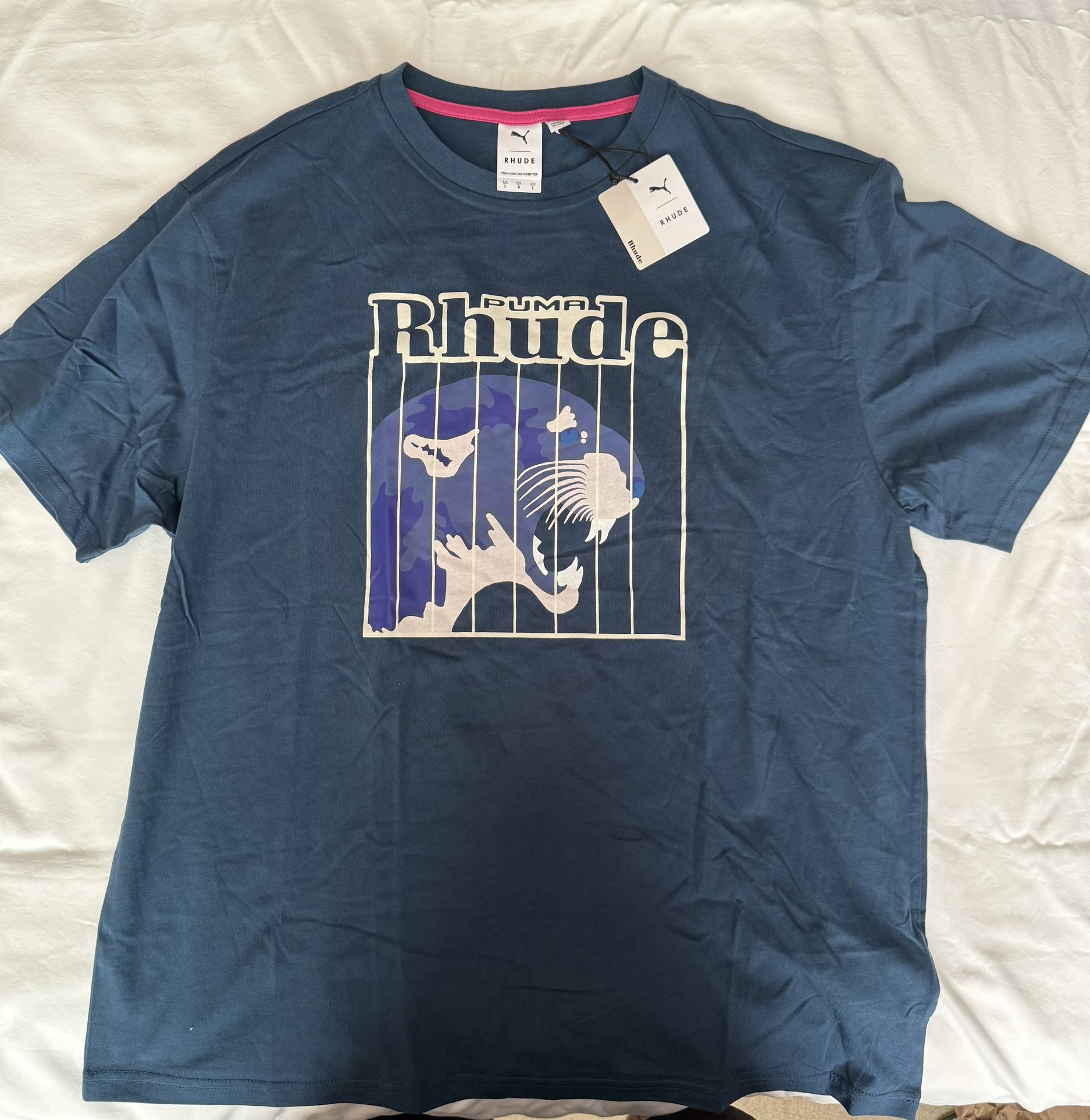 NWT Rhude x Puma Collab Limited Release T Shirt - L
