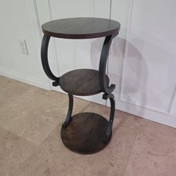 Brand New S Shaped 3 Tier Round End Table 