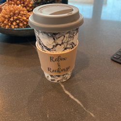 Relax and Recharge Coffee Cup