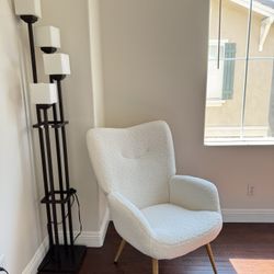 Brand New Barrel Chair Fuzzy Vanity Chair Cozy Armchair