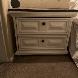 Solid Wood Nightstands Set Of 2